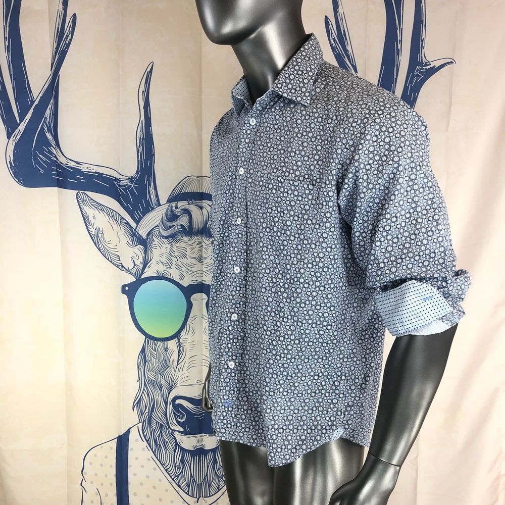 Bugatchi Uomo Long Sleeves Button down shirt
